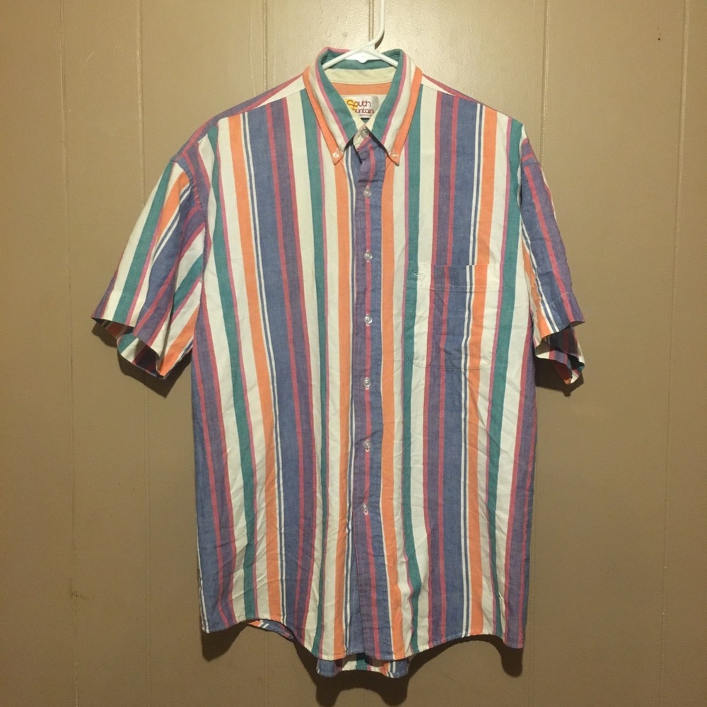 south mountain by southern classics shirt short sleeve button front vintage
Mul